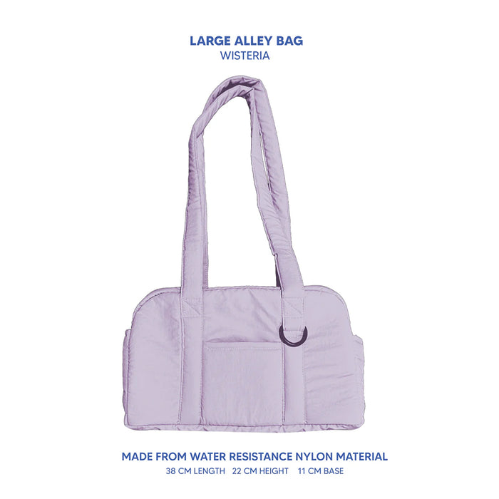 Large Alley Bag - Wisteria