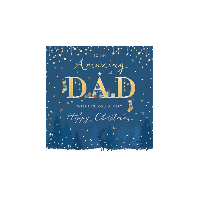 Greeting Card - Amazing Dad Happy Christmas