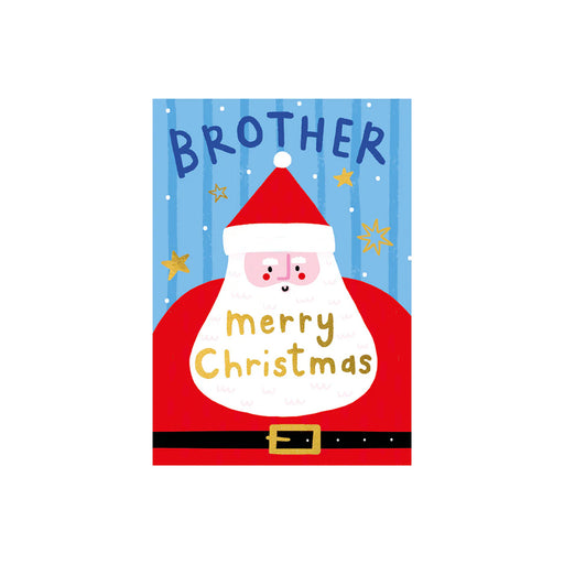 Greeting Card - Relations Brother Santa Christmas