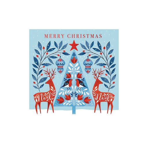 Greeting Card (Pack of 6) - Festive Deer Charity Pack