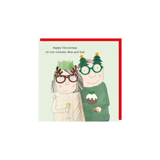 Greeting Card - ROSIE Merry Christmas Coolest Mum and Dad
