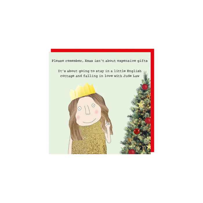 Greeting Card - ROSIE Xmas Cottage