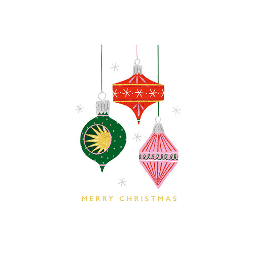 Greeting Card - Tiny Mighty Christmas Baubles