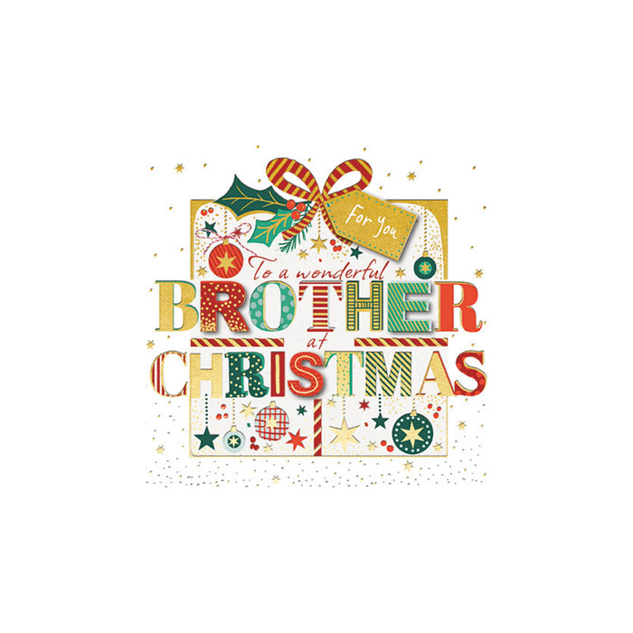 Greeting Card - Christmas Gift Brother