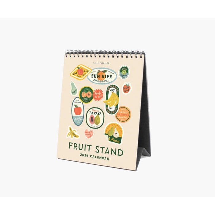 2024 Desk Calendar - Fruit Stand Stickers