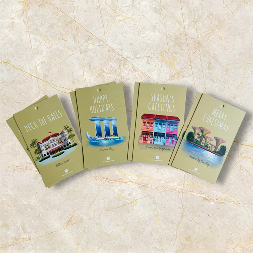 Singapore Icons Christmas Tags (Set of 8)