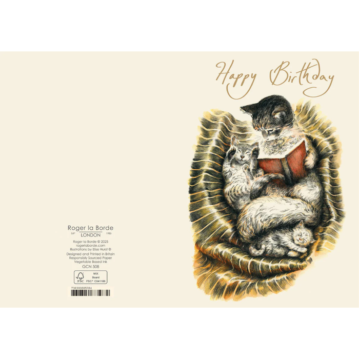 Greeting Card - Sleeping Kittens