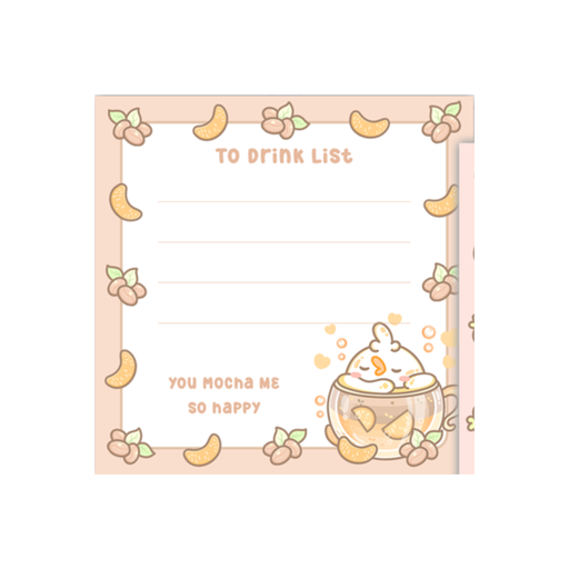 Seasons Drinks Spring Sticky Note Dachi