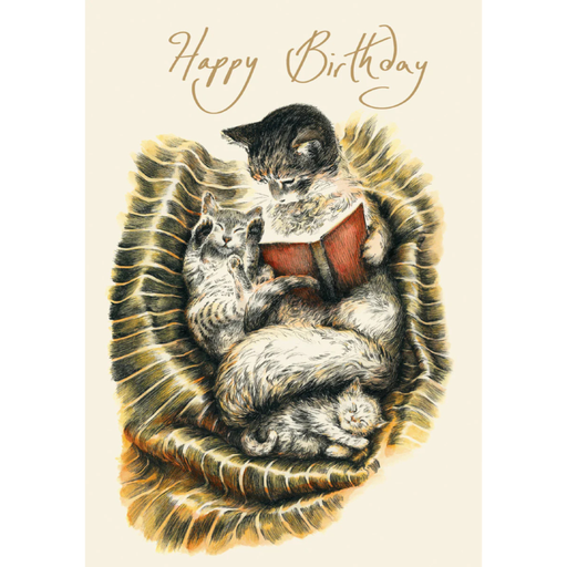 Greeting Card - Sleeping Kittens