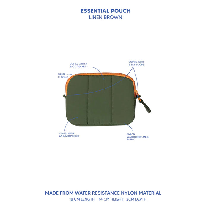 Essential Pouch - Olive Green