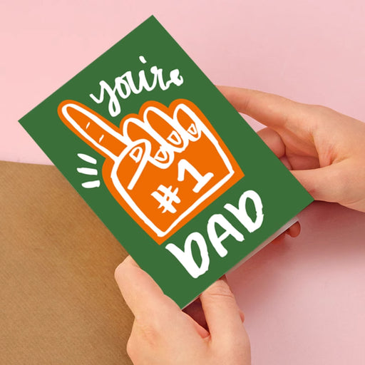 Greeting Card - You're #1 Dad