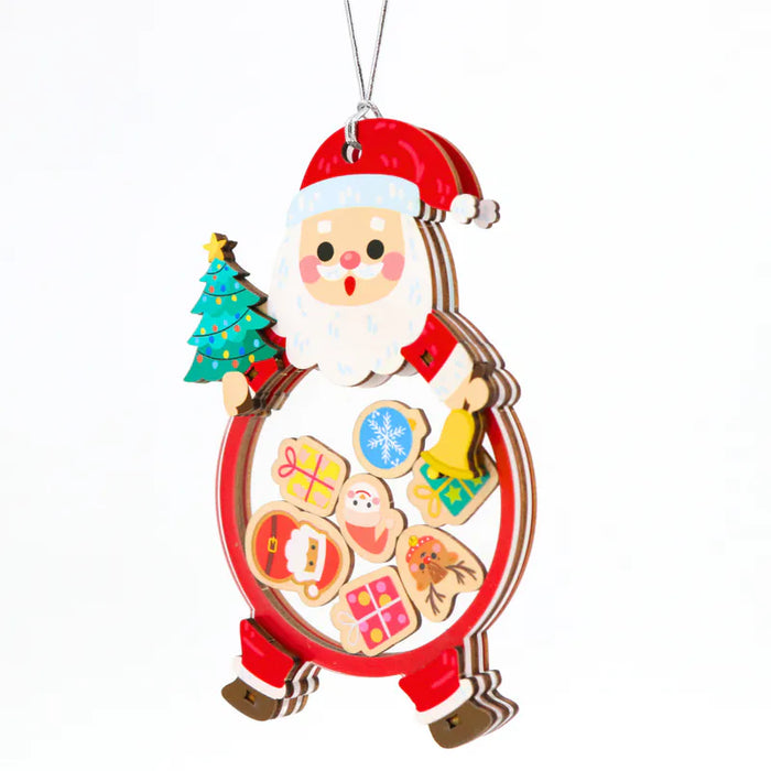 Christmas Shaker Ornament - Santa