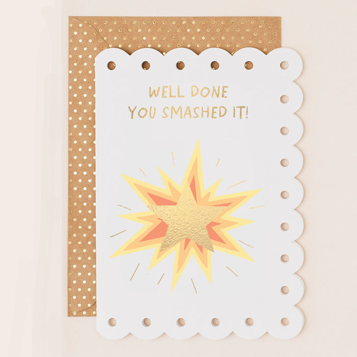 Greeting Card - Broderie You Smashed It