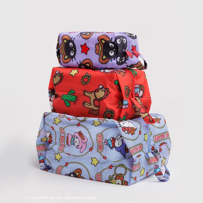 Baggu 3D Zip Set - Hello Kitty and Friends Western