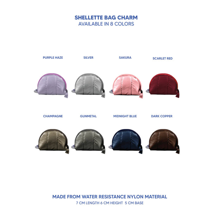 Shellette Bag Charm - Purple Haze