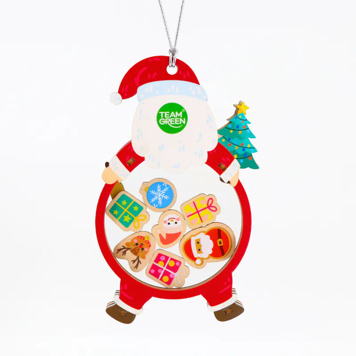 Christmas Shaker Ornament - Santa