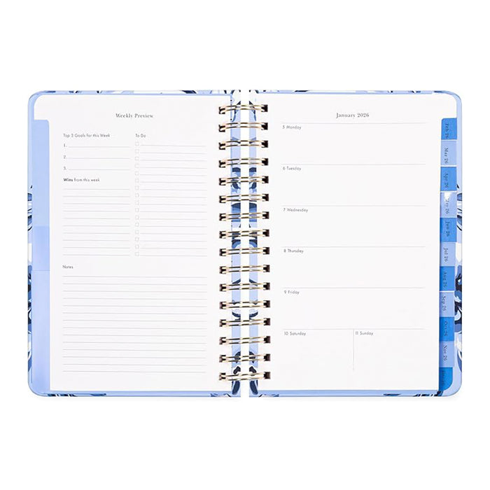 Kate Spade Spiral Planner Medium - 12 Month Floral Toile