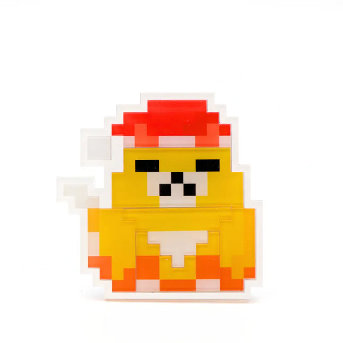 Christmas Pixel Art Magnet - Christmas Cat