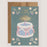 Greeting Card - Reflections Bday Cake Green