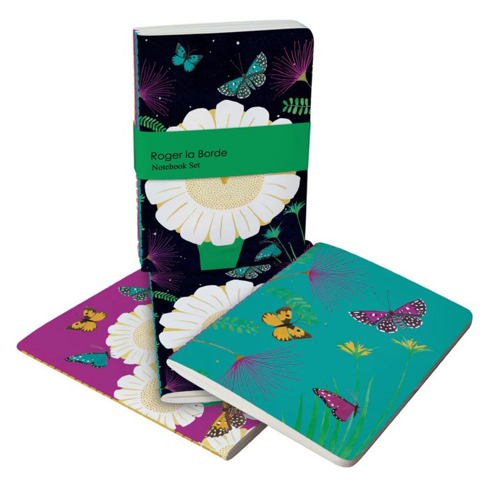 A6E Notebook Set Night Flower