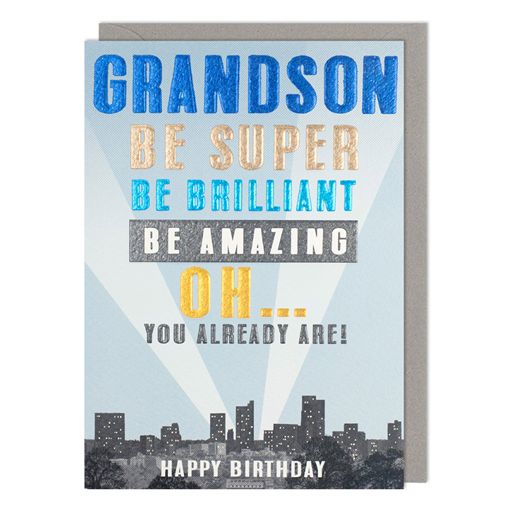 Greeting Card - Paperlink Birthday Grandson IV