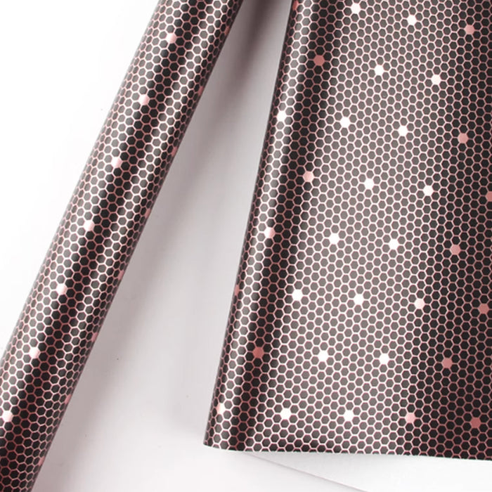 Gift Wrapping Paper Roll - 3M Gold Foil Beehive