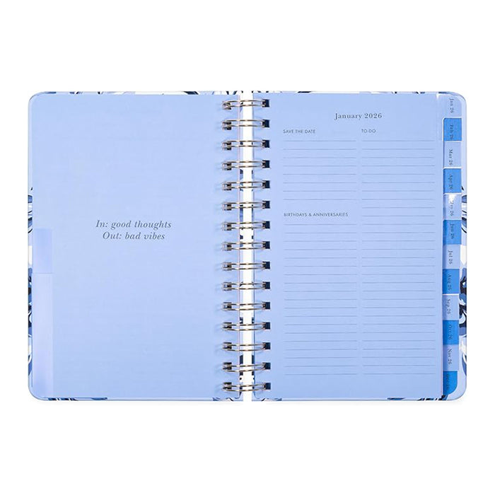 Kate Spade Spiral Planner Medium - 12 Month Floral Toile