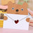 Mini Greeting Card - Envelope with Heart - Brown Bear