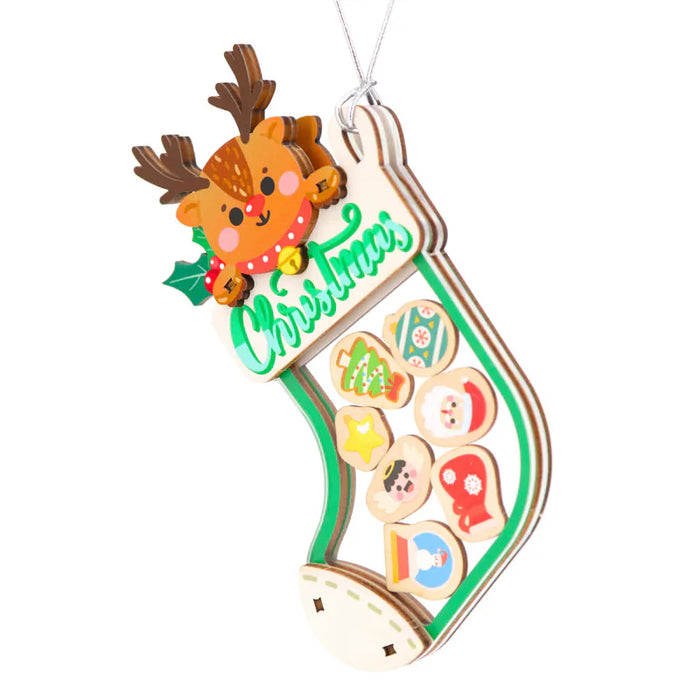 Christmas Shaker Ornament - Rudolph