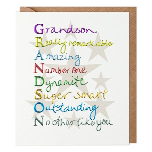 Greeting Card - Paperlink Birthday Grandson  I