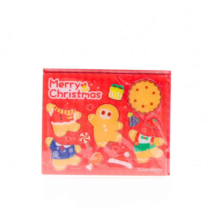 Christmas Magnetic Spinning Acrylic Standee - Dress-Up Gingerbread man