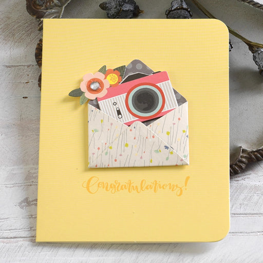 Mini Greeting Card - Congratulations - Camera