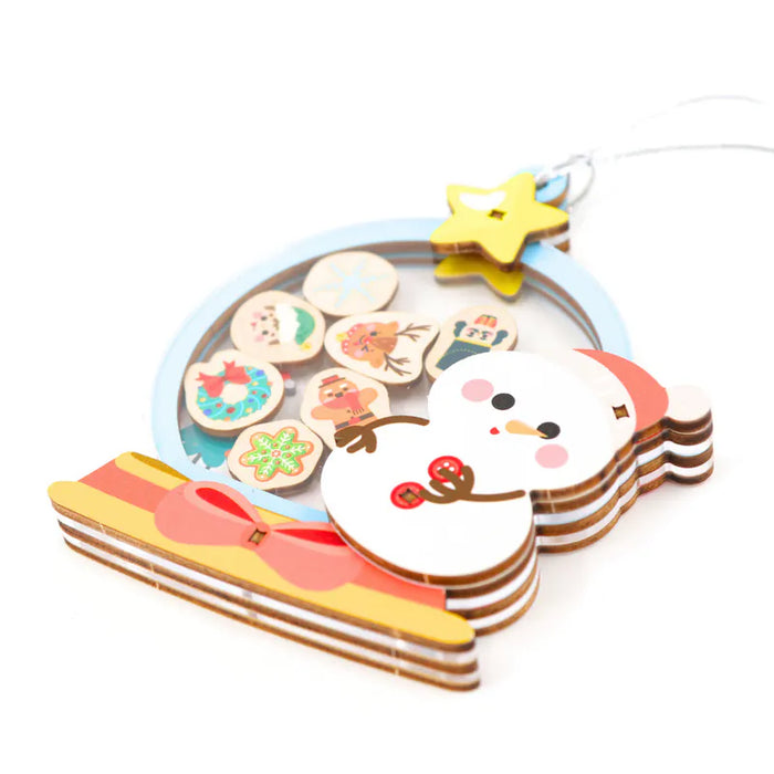 Christmas Shaker Ornament - Snowman