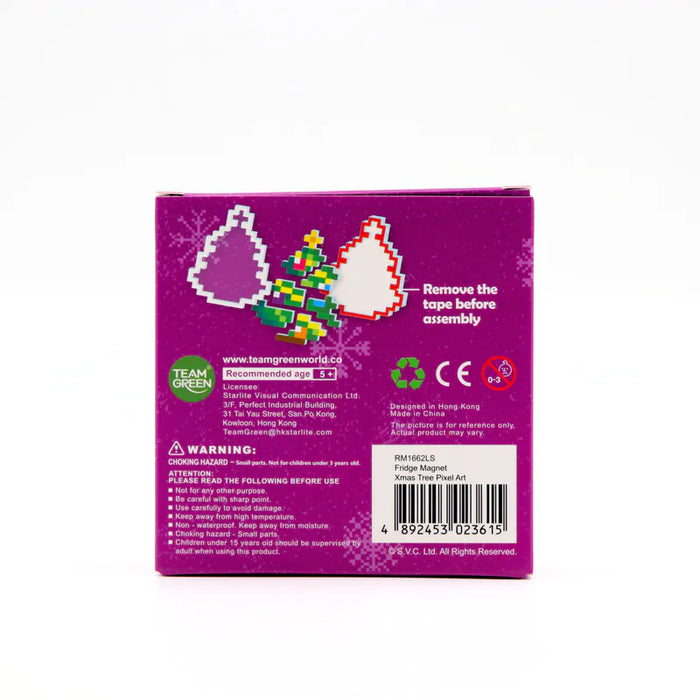 Christmas Pixel Art Magnet - Christmas Tree