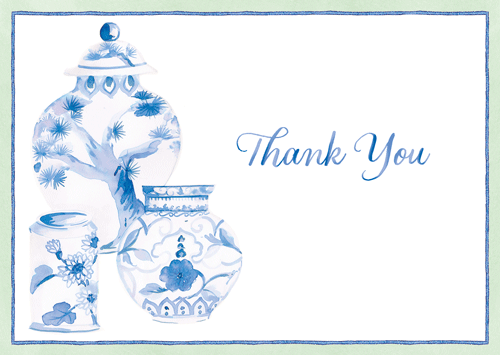 Notecard (Pack of 8) - Thank You Glaze Porcelain
