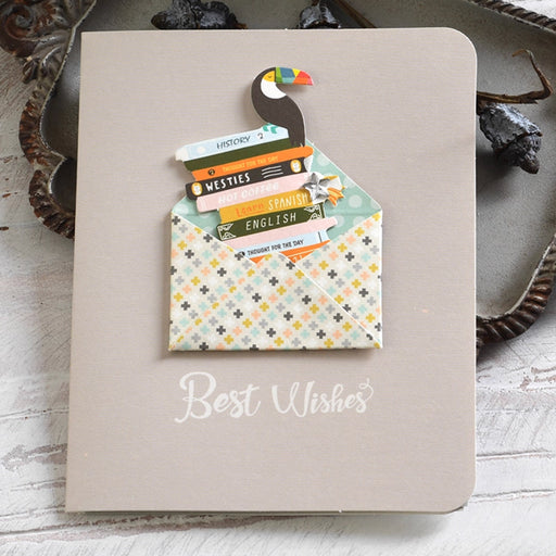 Mini Greeting Card - Best Wishes - Books