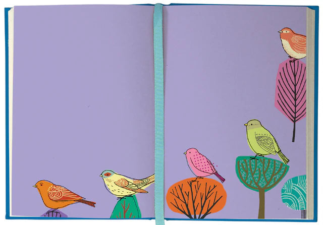A5 Lux Notebook Modern Birds