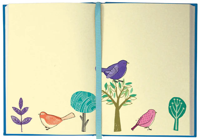 A5 Lux Notebook Modern Birds