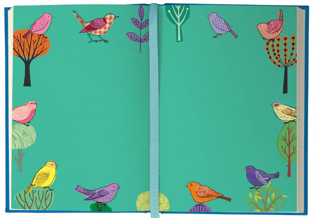 A5 Lux Notebook Modern Birds