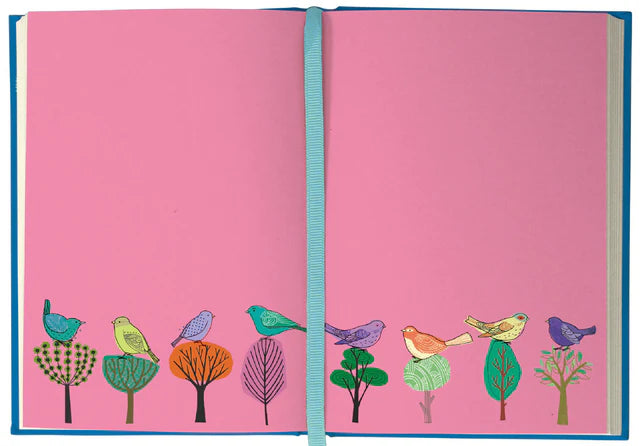 A5 Lux Notebook Modern Birds