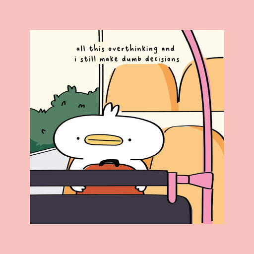 All This Overthinking Card (15x15cm)