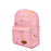 Animal Donuts Mid Sized Kids School Backpack - Pink