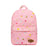 Animal Donuts Mid Sized Kids School Backpack - Pink