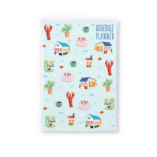 B6 Monthly Planner - Cafe and Lobster