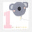 Greeting Card - 1st Birthday Koala