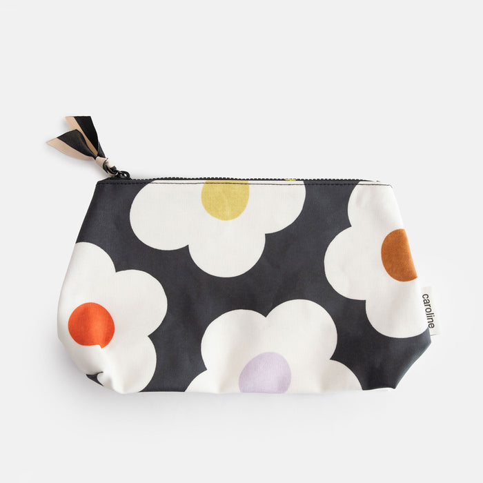 Multiflower Canvas Beauty Bag