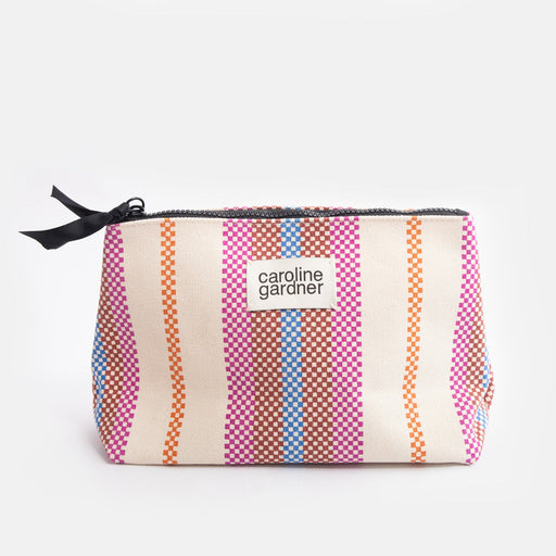 Beauty Bag Check Stripe