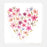 Greeting Card - Blank Multi Floral Heart