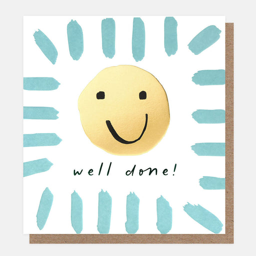 Greeting Card - Border Well Done Smiley Face
