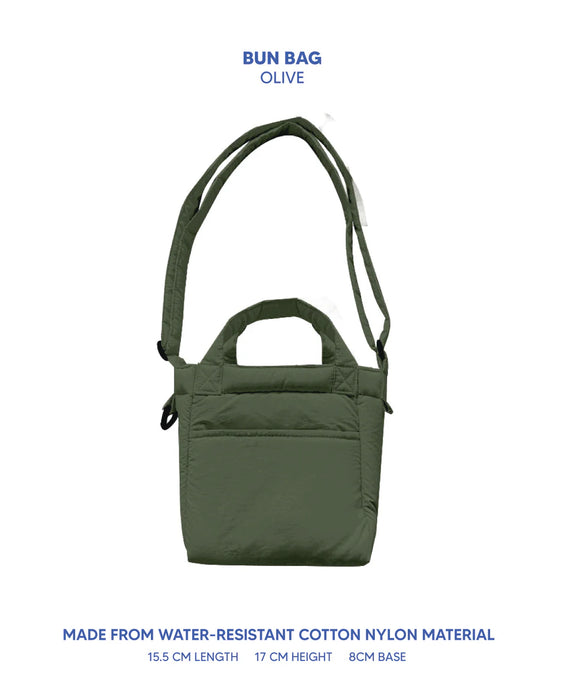 Regular Bun Bag - Olive Green